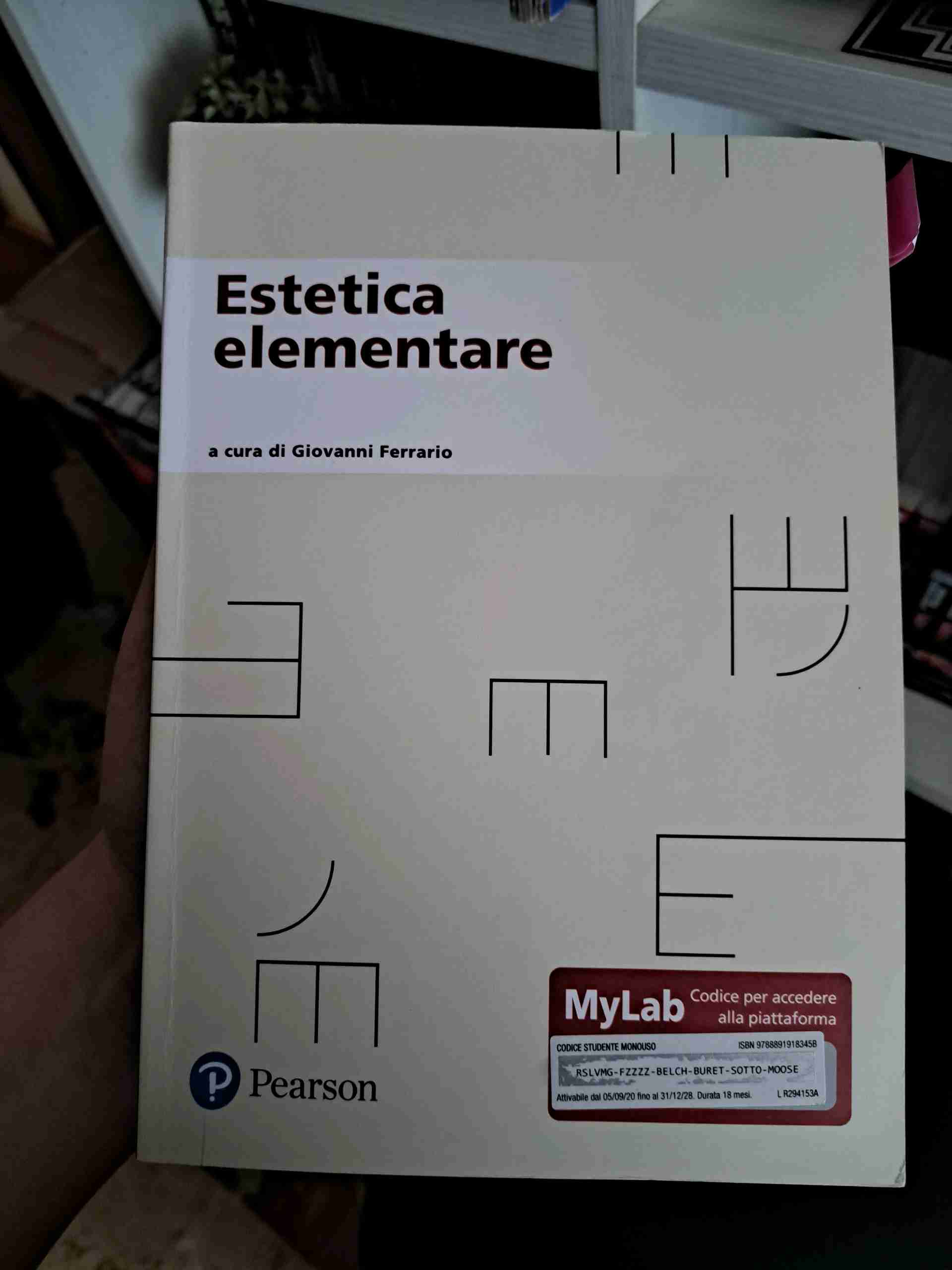 Estetica elementare. Ediz. MyLab libro usato