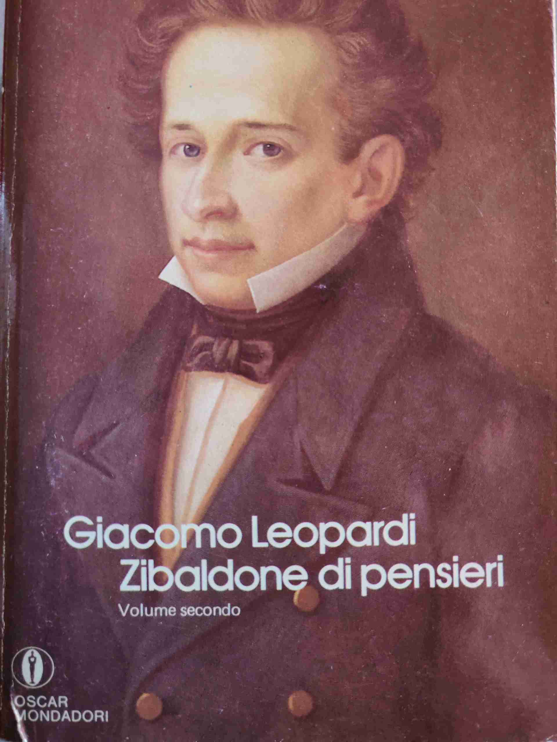 Zibaldone di pensieri libro usato