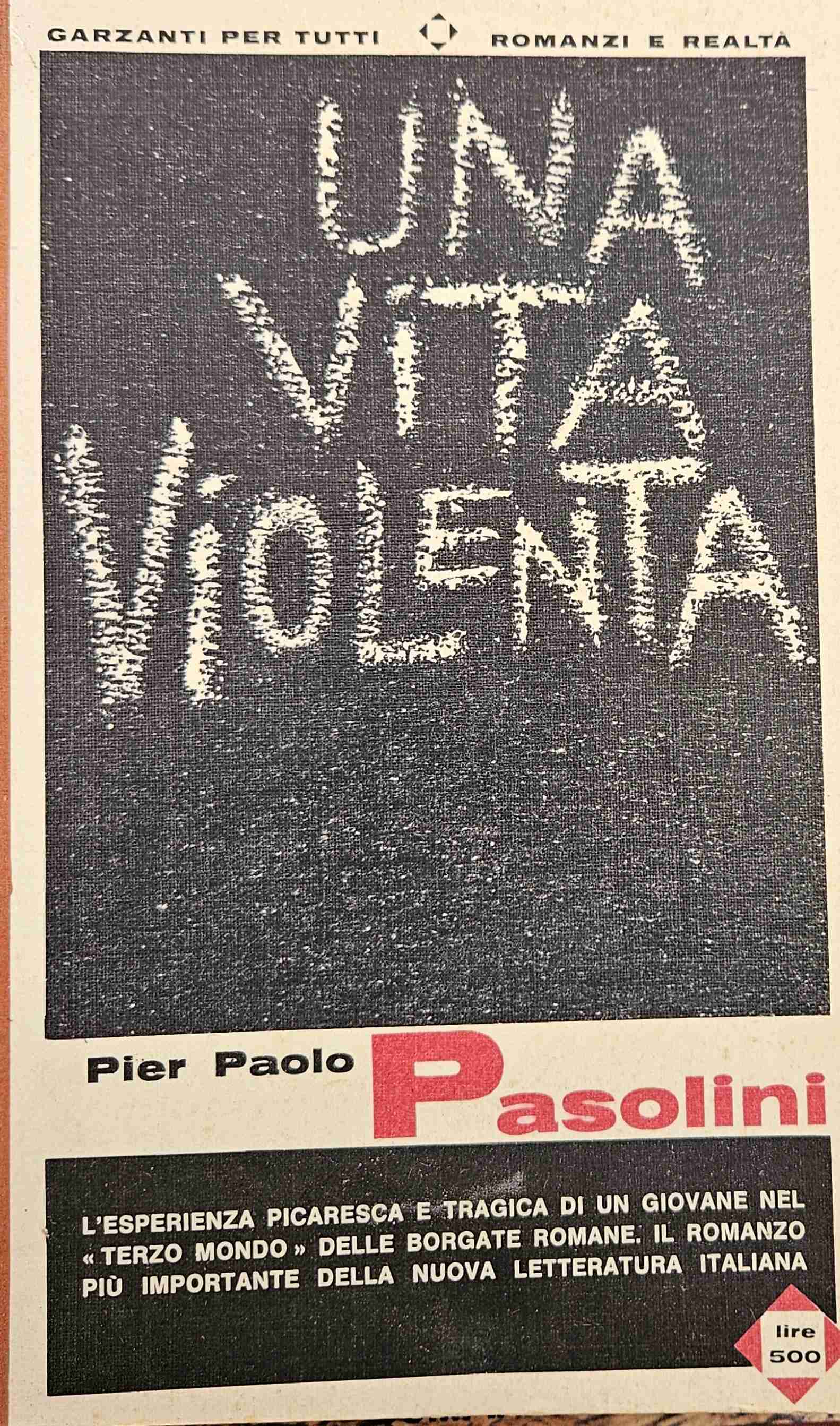 Una vita violenta libro usato