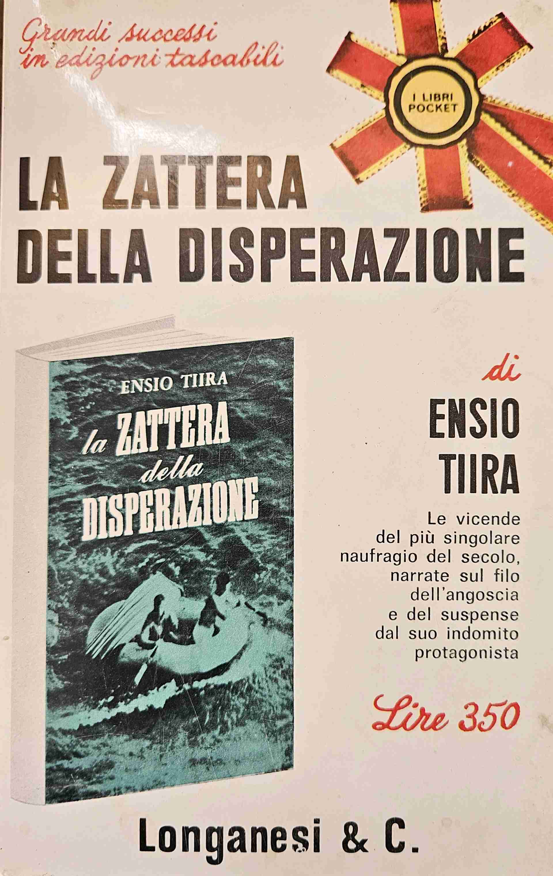 la zattera ferma disperazione libro usato