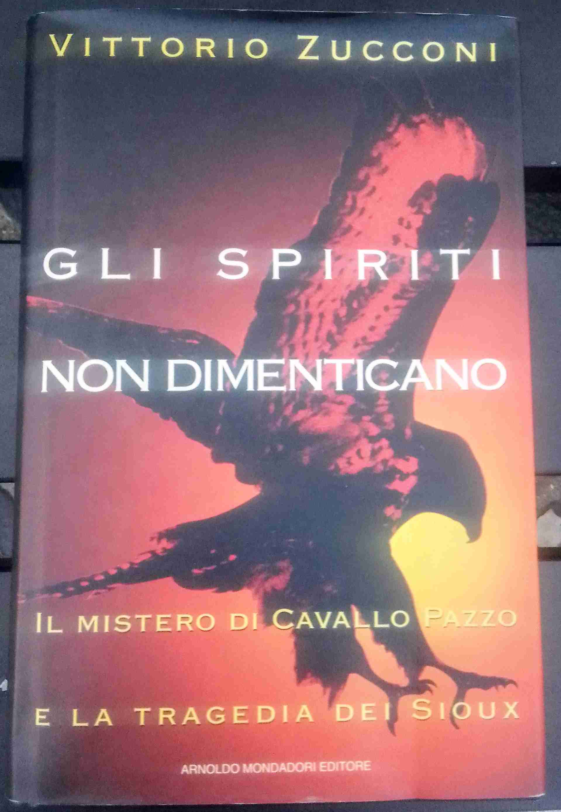 GLI SPIRITI NON DIMENTICANO il mistero di Cavallo Pazzo e la tragedia dei Sioux libro usato