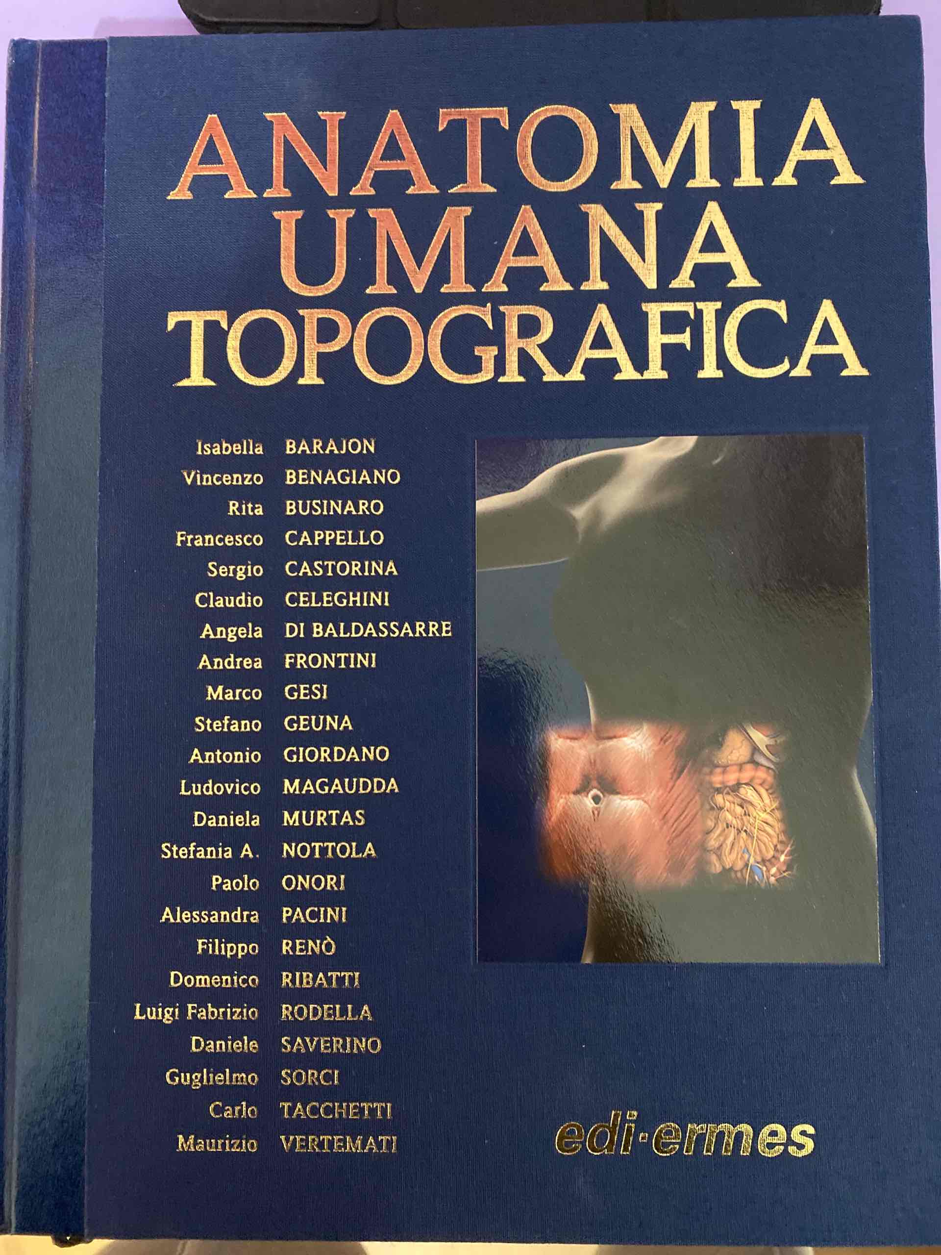 anatomia umana topografica libro usato