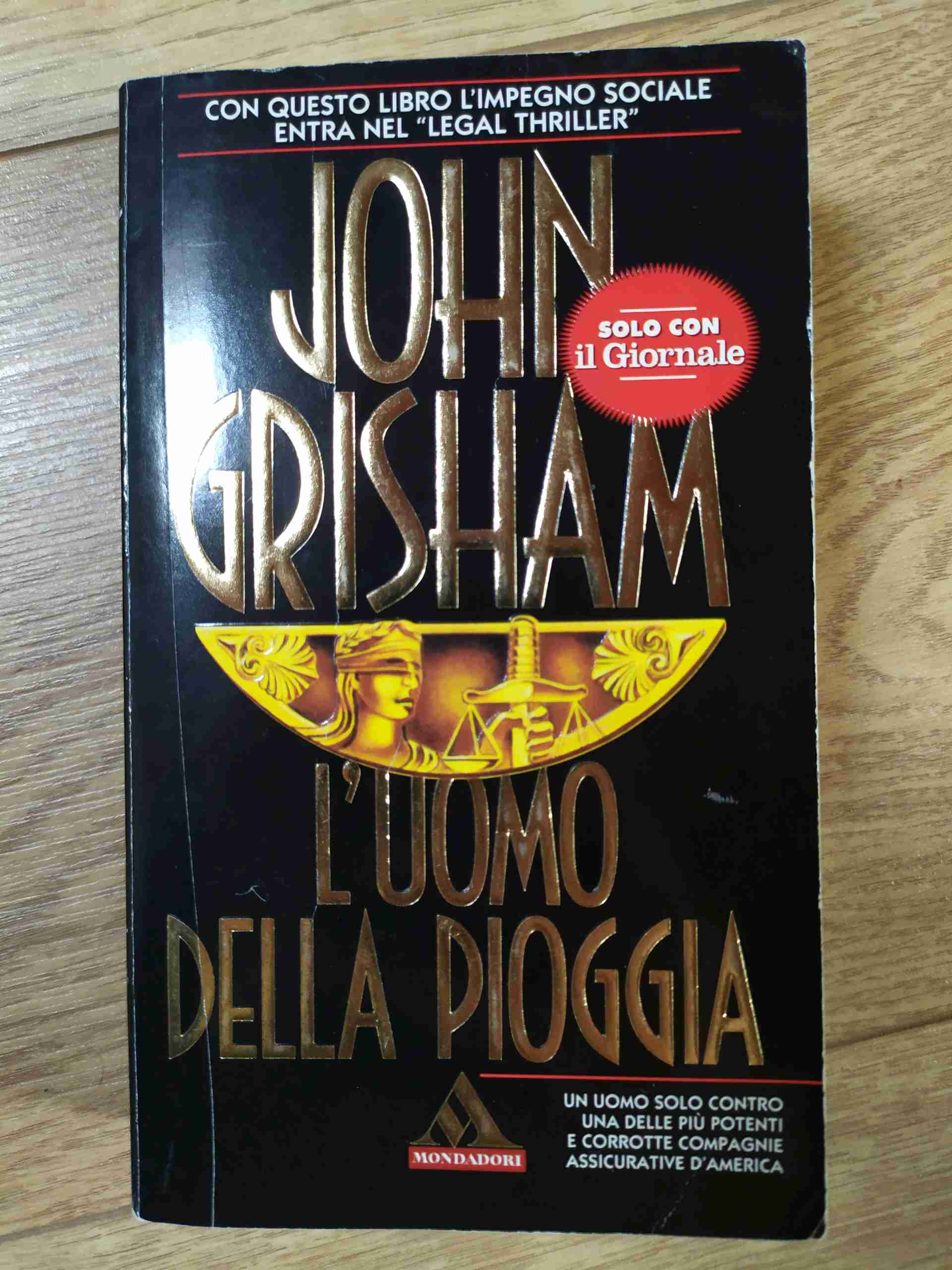 L'uomo della pioggia  libro usato