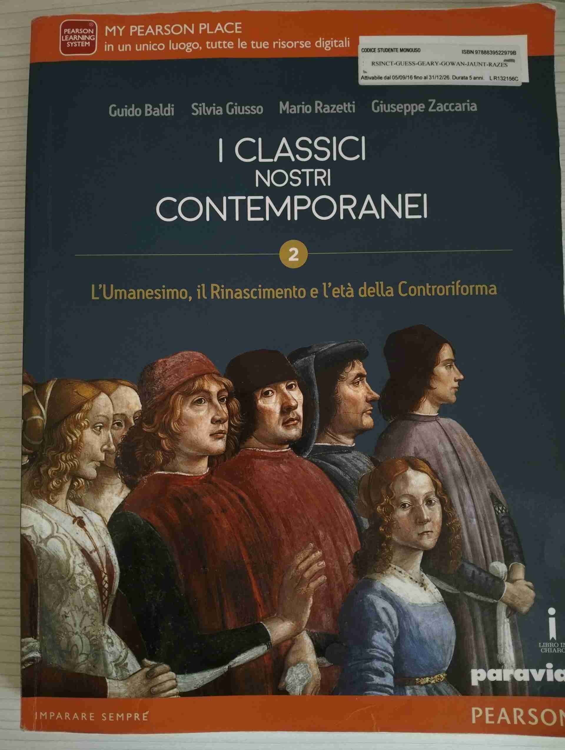 Classici nostri contemporanei. Per le Scuole superiori. Con e-book. Con espansione online. Vol. 2 libro usato