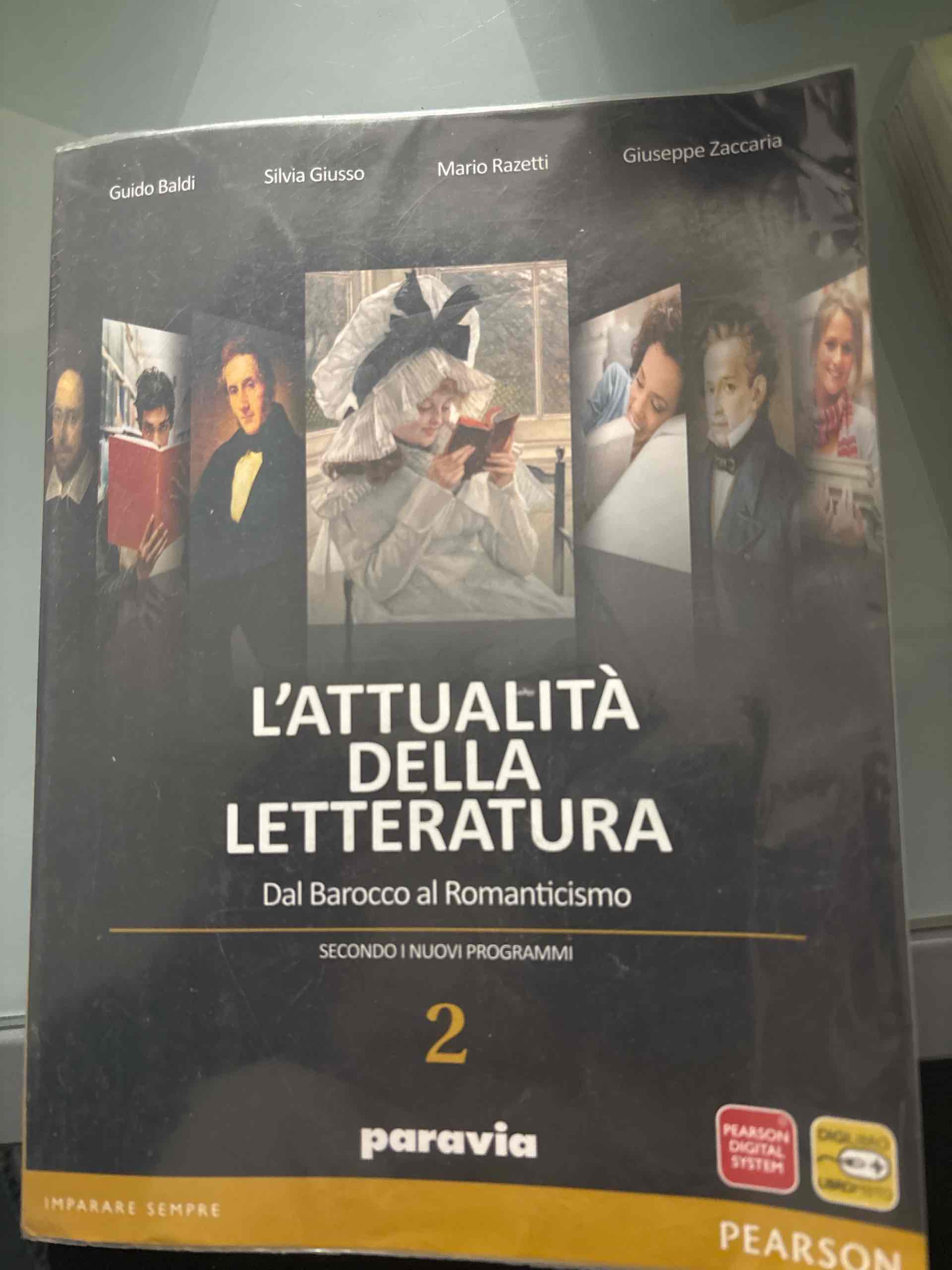 Attualità della letteratura. Per le Scuole superiori. Con espansione online. Vol. 2 libro usato