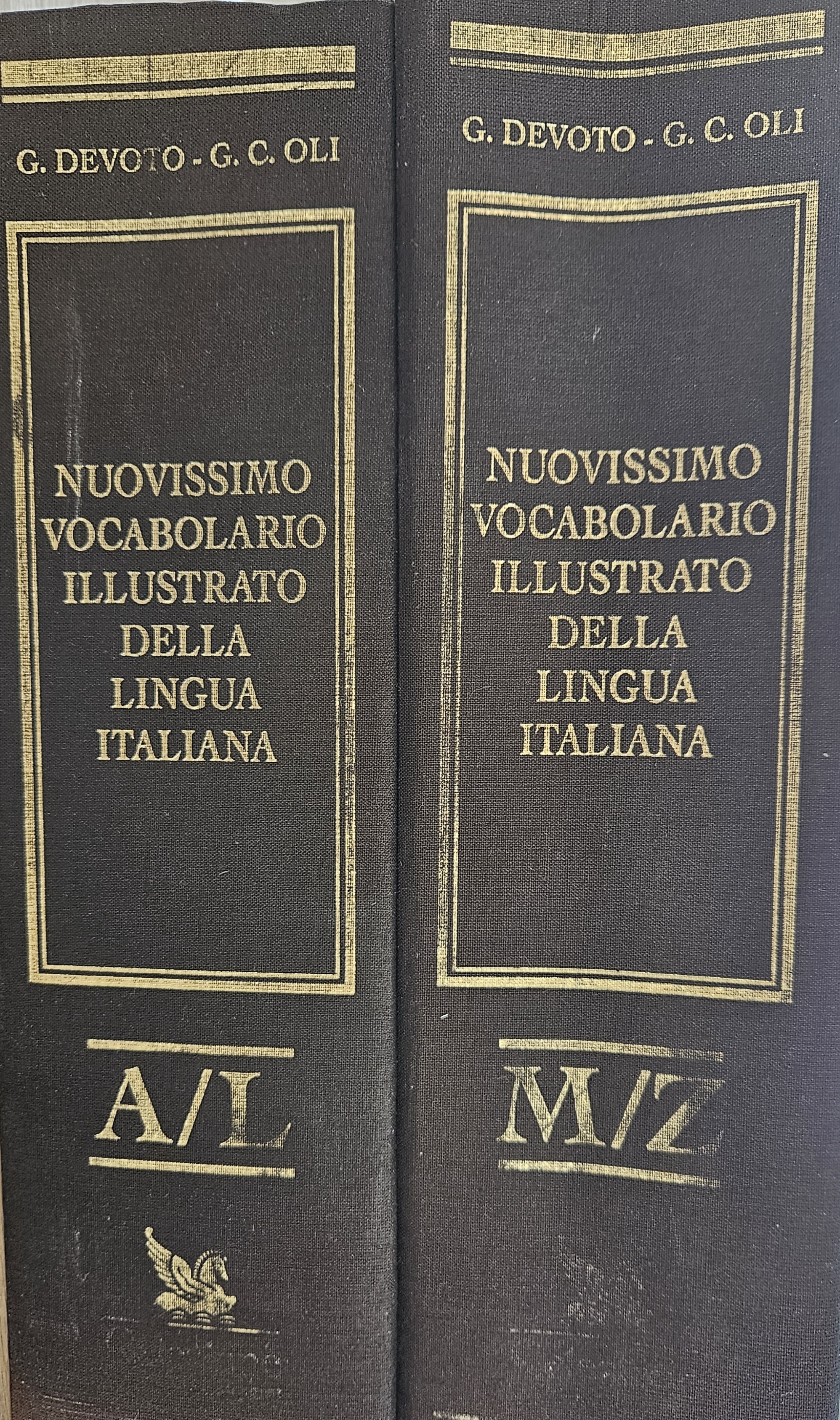 Nuovissimo vocabolario illustrato della lingua italiana (2 volumi A/L & M/Z -3550 pagine)9  libro usato