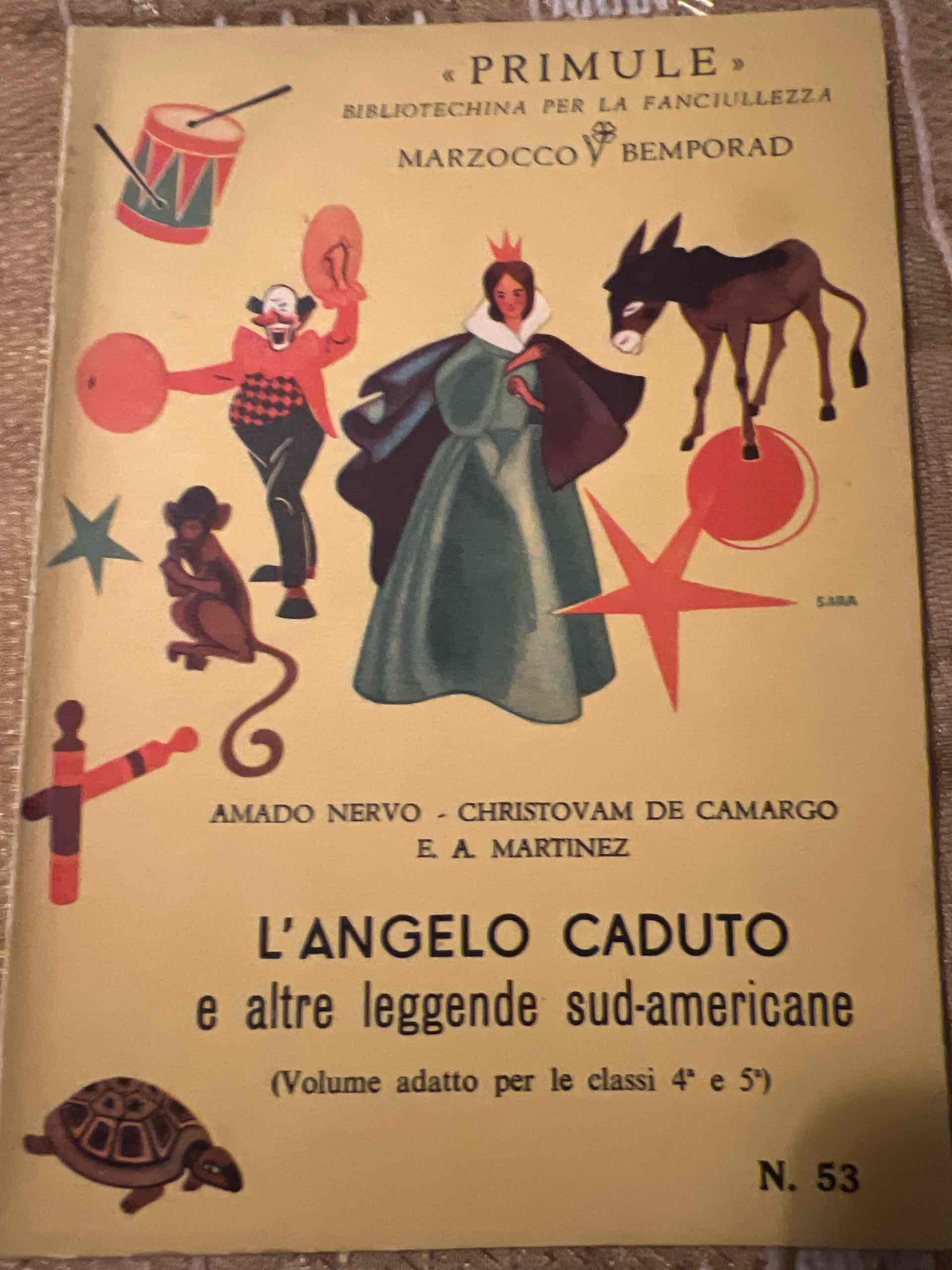 L’angelo caduto e altre leggende sud-americane libro usato