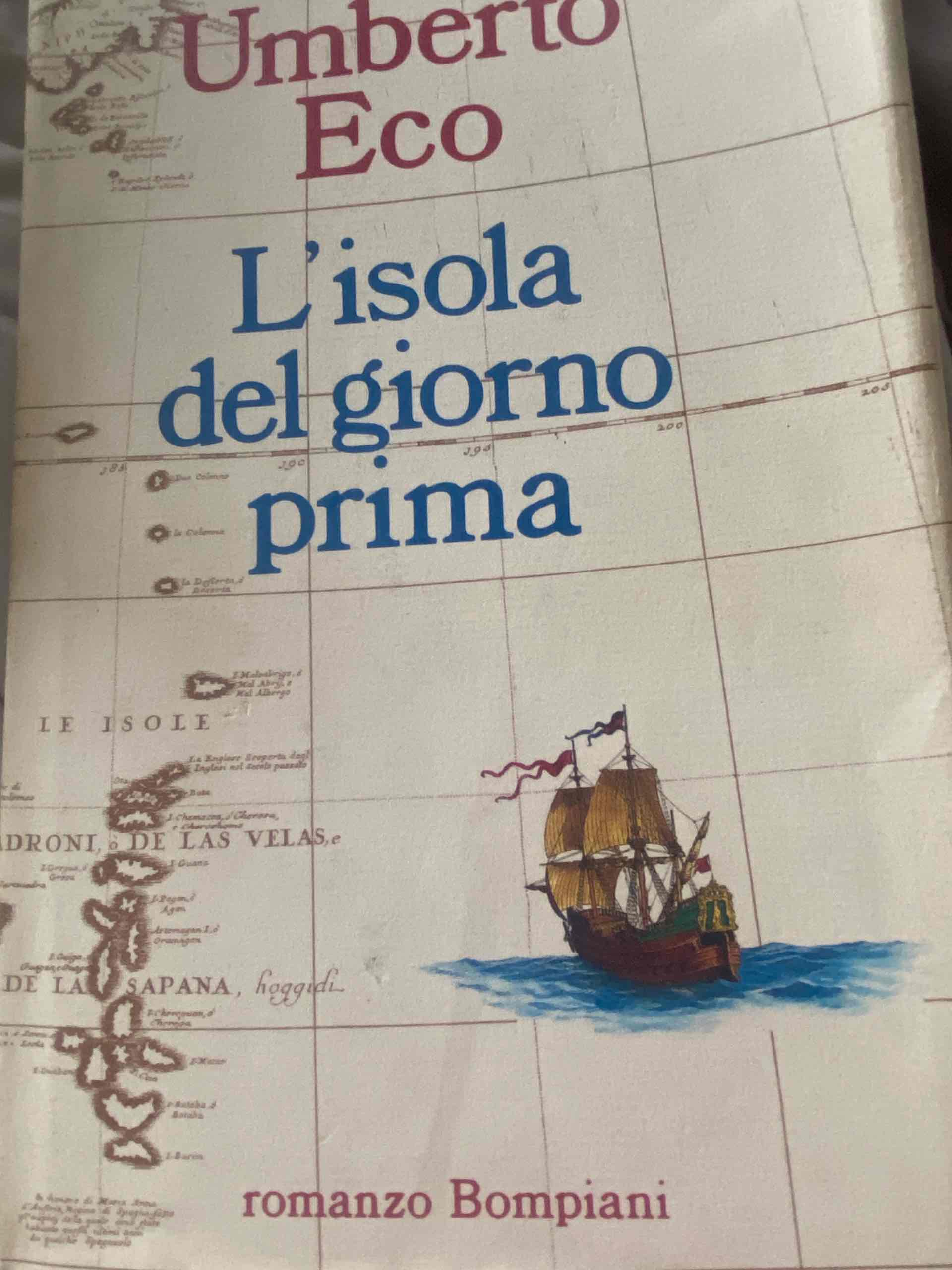 L’isola del giorno prima libro usato