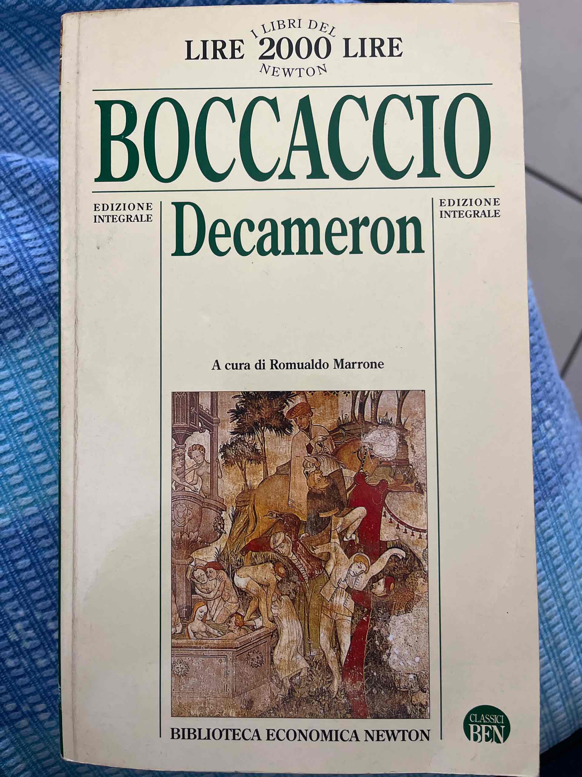 Decameron libro usato