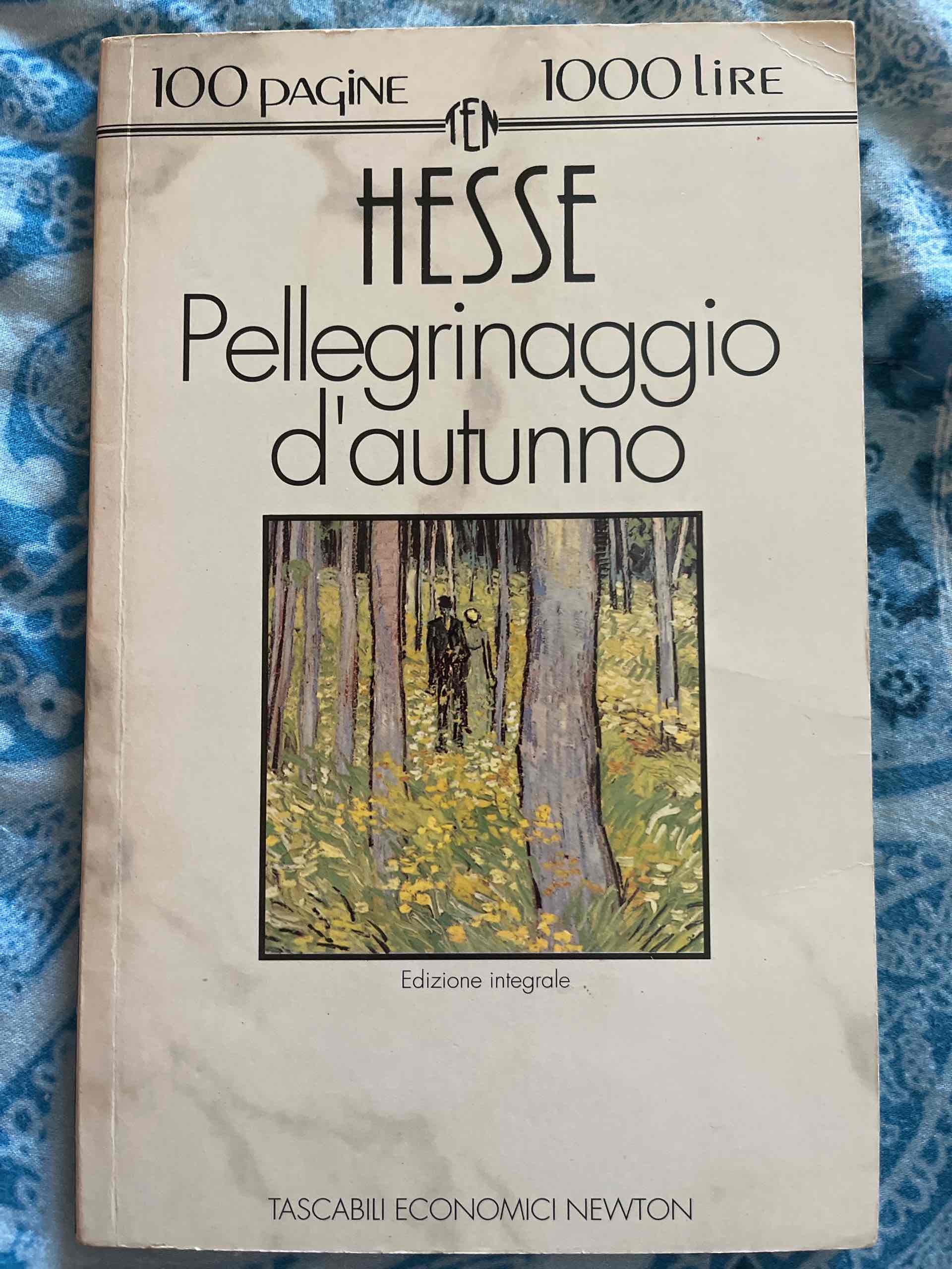 Pellegrinaggio d'autunno libro usato