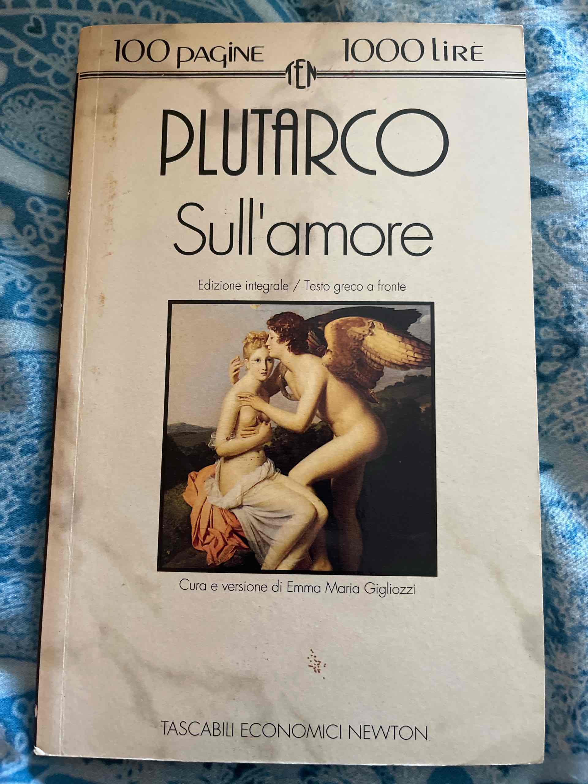 Sull'amore. Testo greco a fronte libro usato