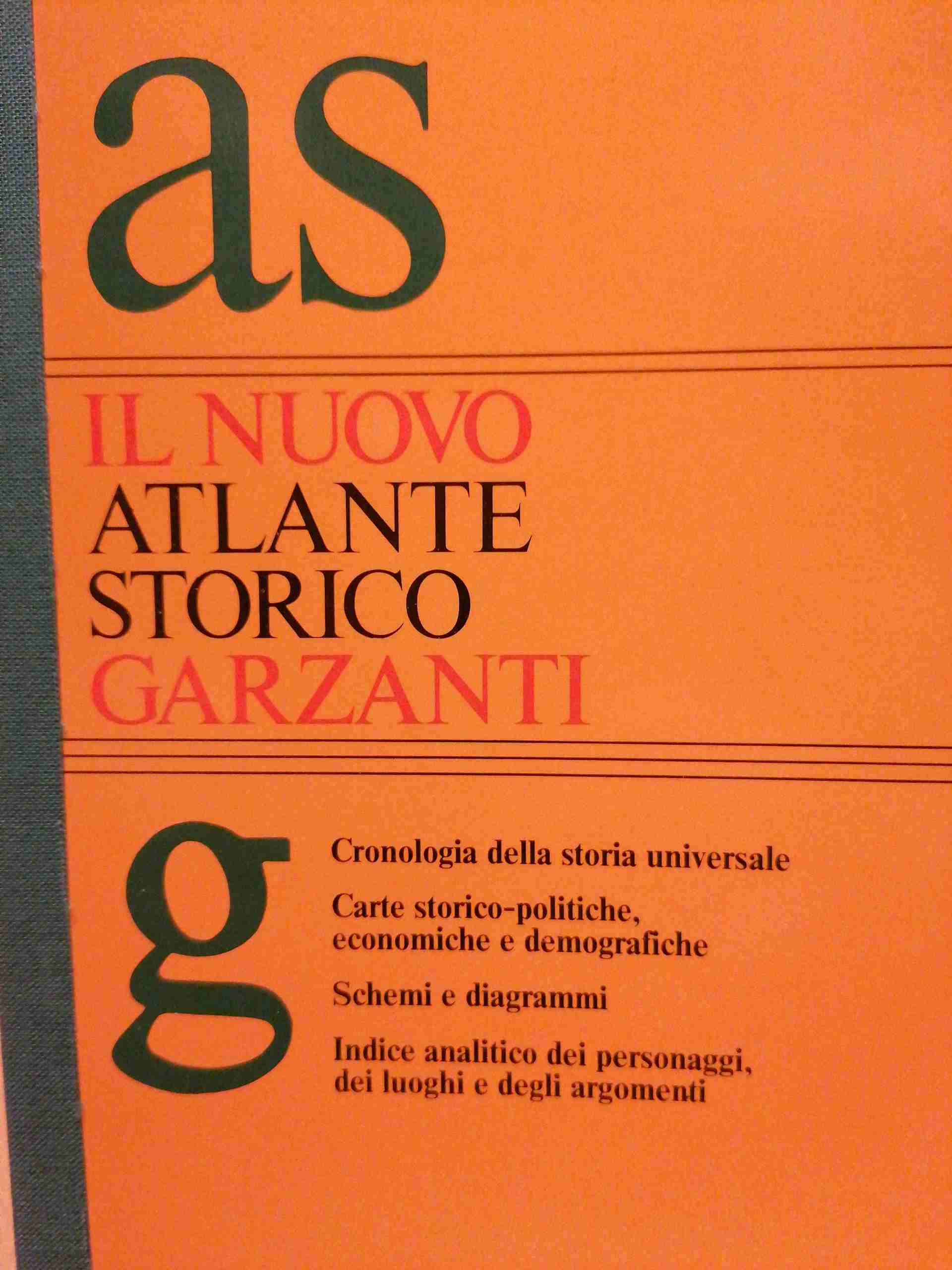 Il Nuovo Atlante Storico. libro usato