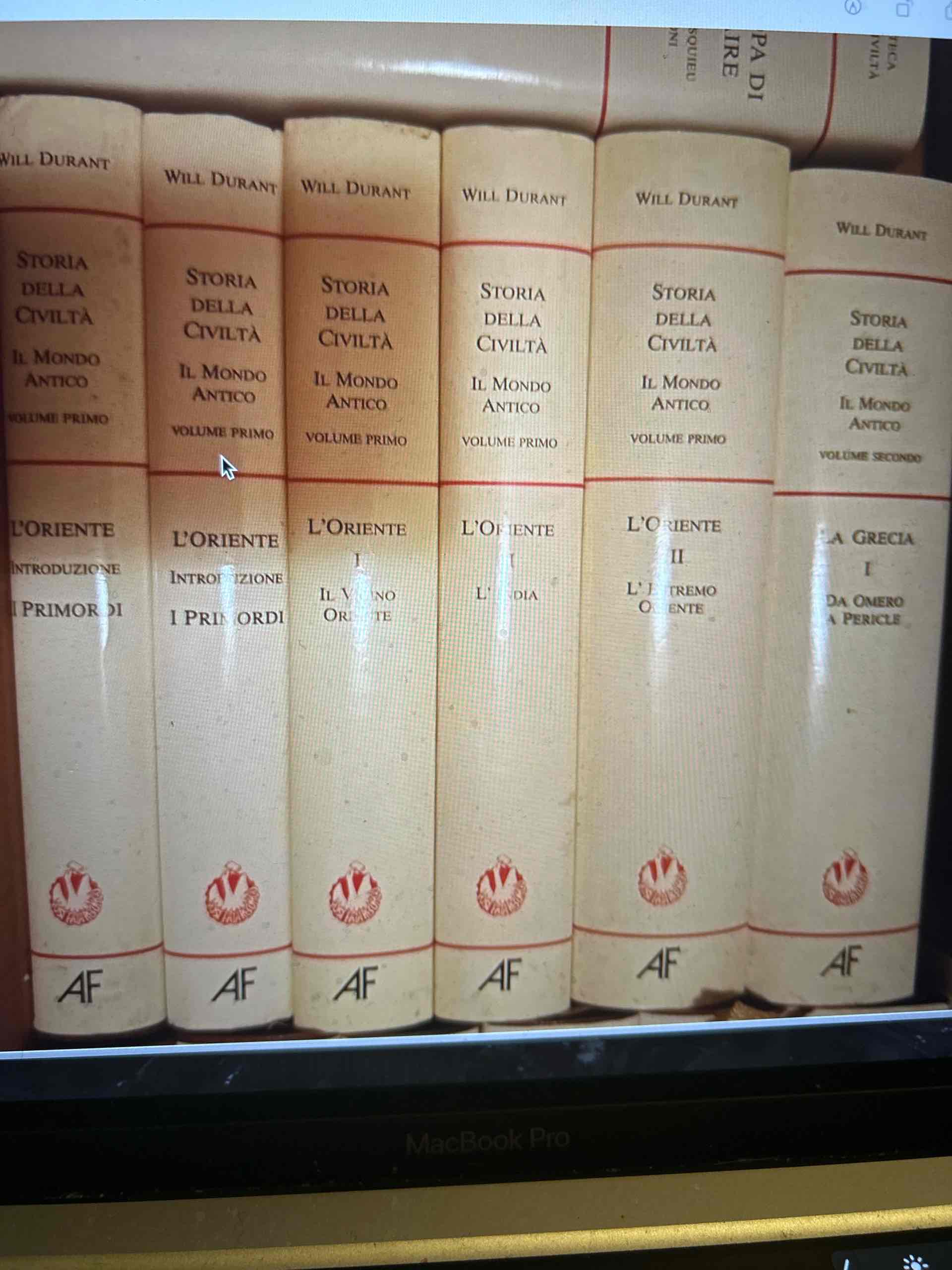 Storia della civiltà  libro usato