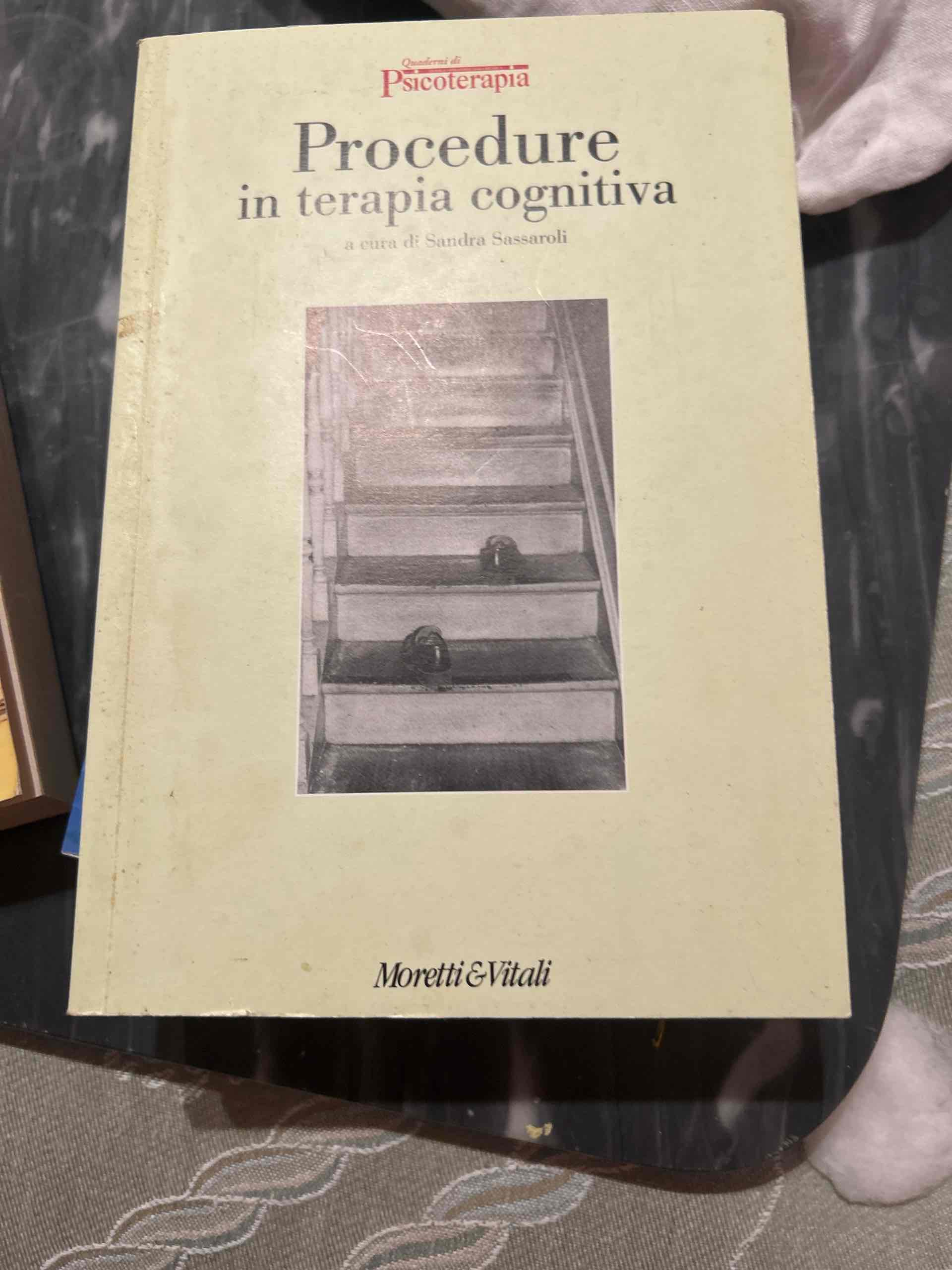 procedure in terapia cognitiva  libro usato