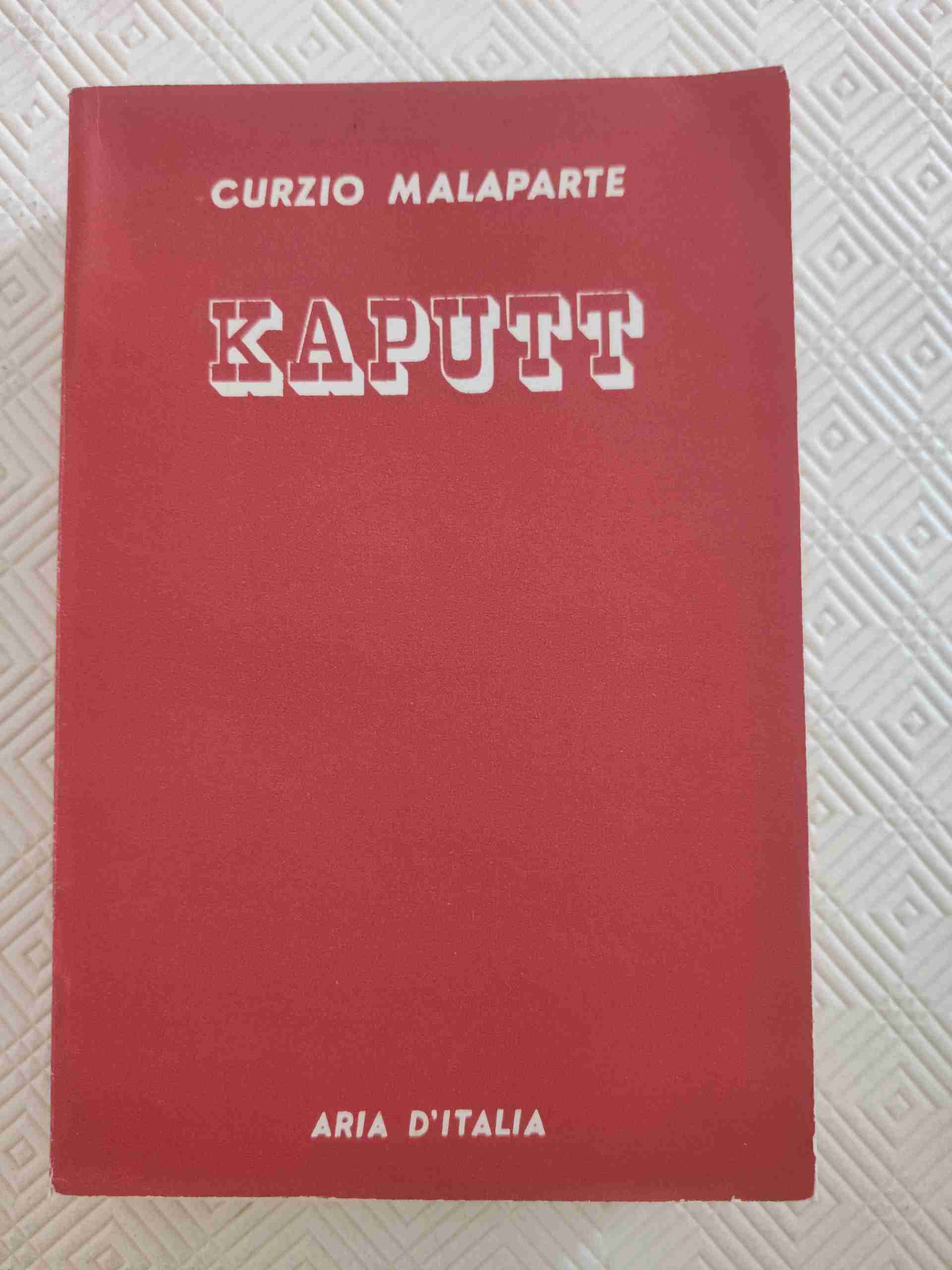 Kaputt libro usato
