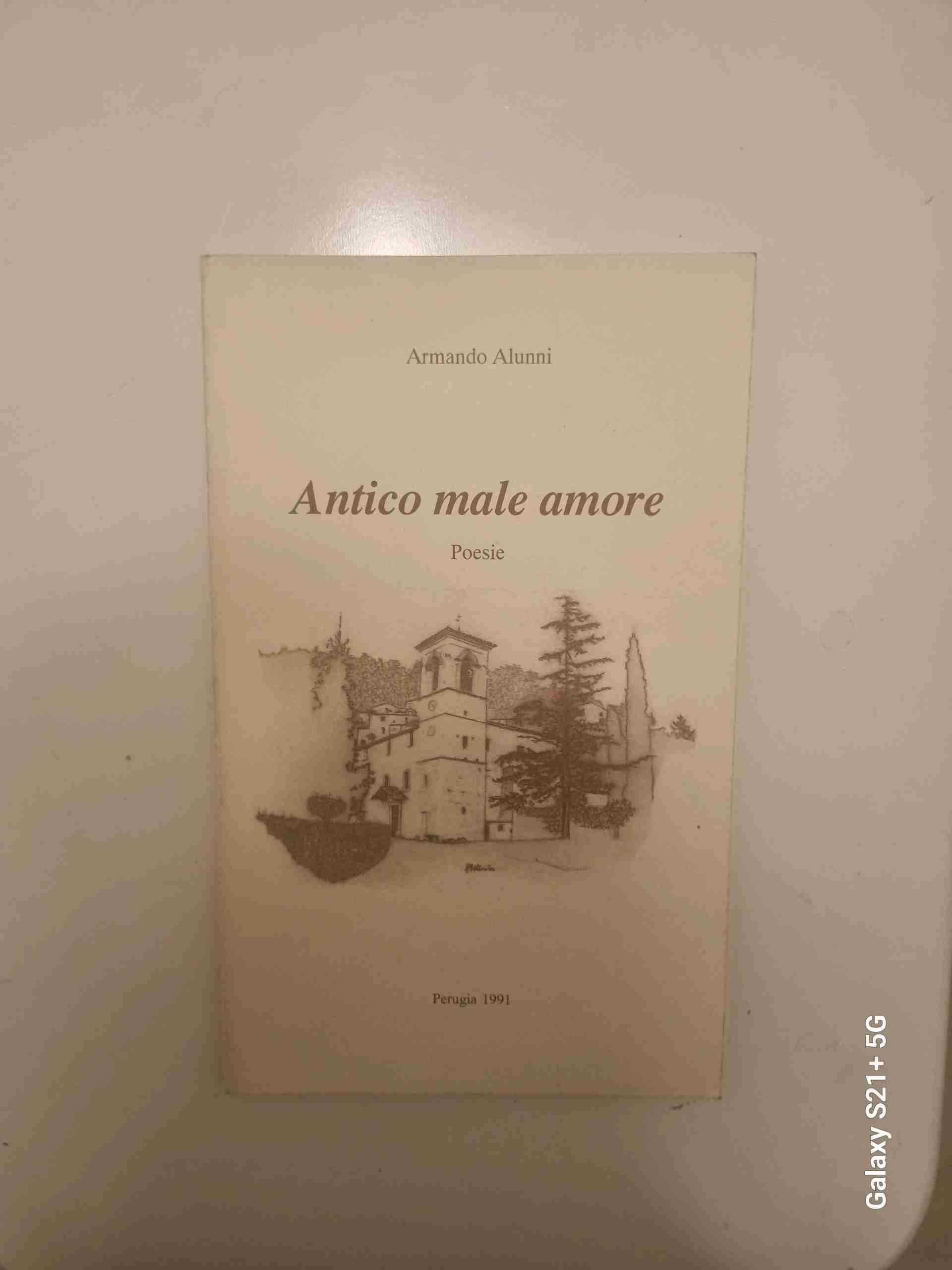 Antico male amore  libro usato
