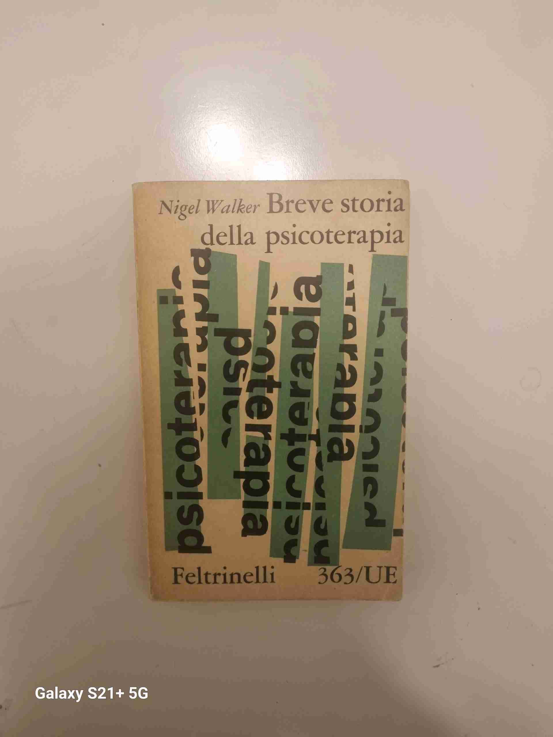 Breve storia della psicoterapia  libro usato