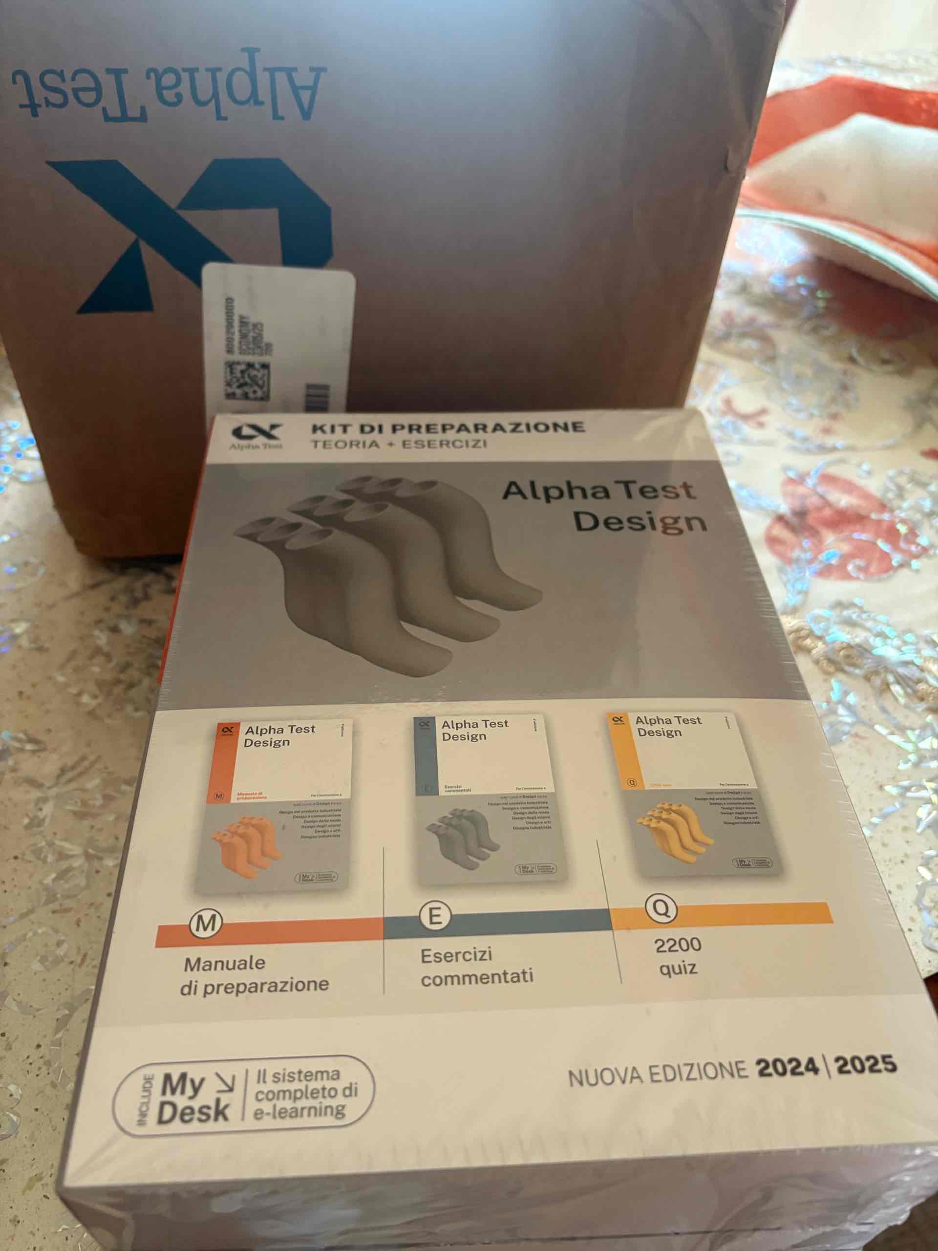alpha test kit di preparazione  libro usato